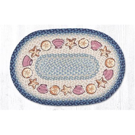 Palacedesigns Jute Oval Shells Patch PA3374672